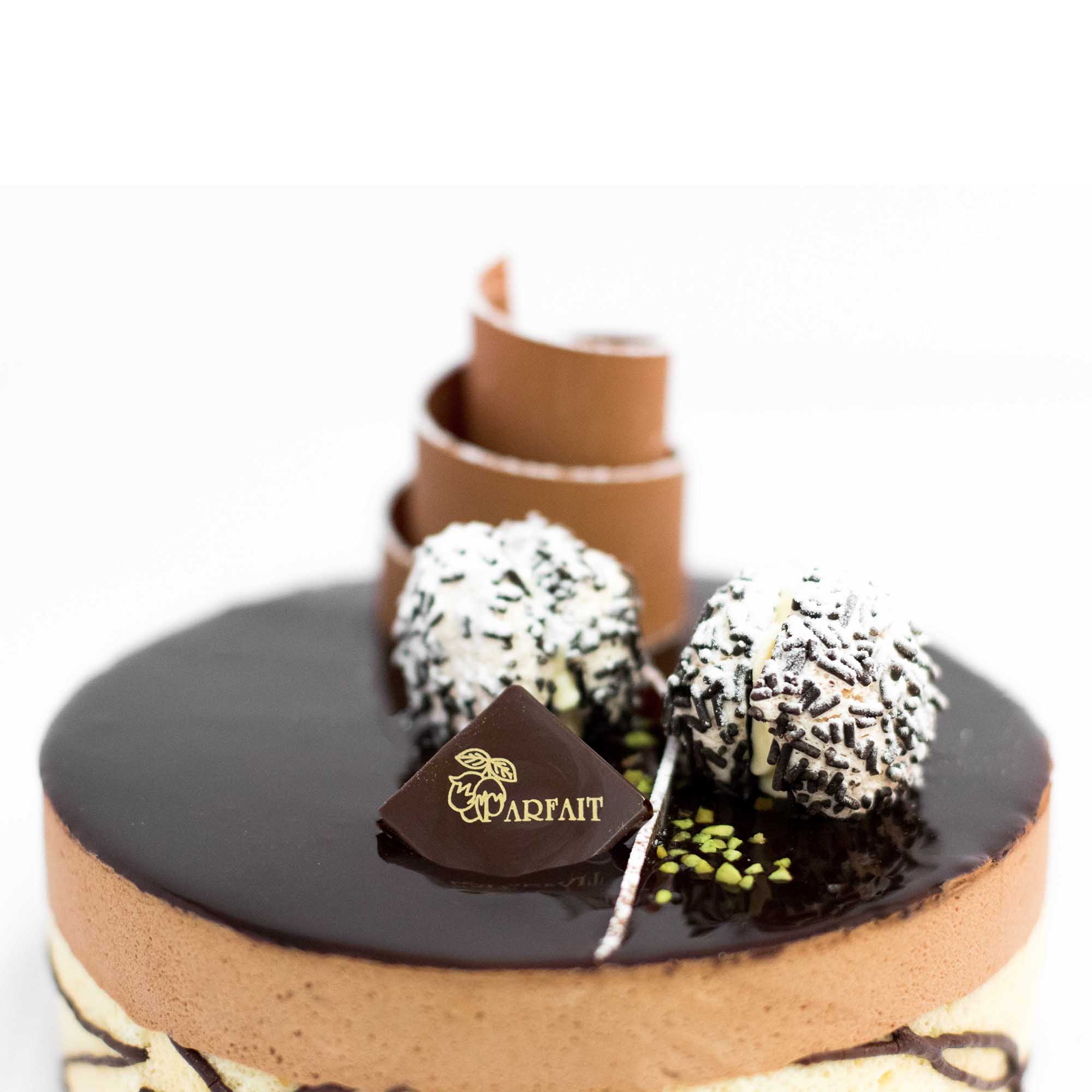 Krokante chocoladetaart - parfait